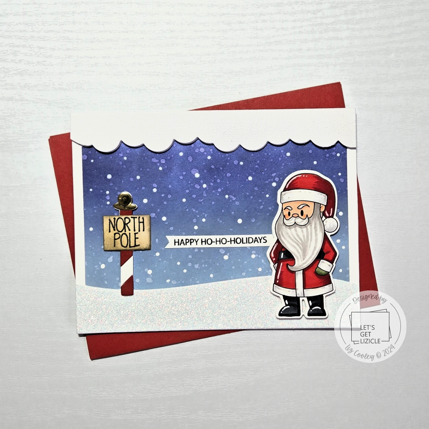 North Pole Background Die