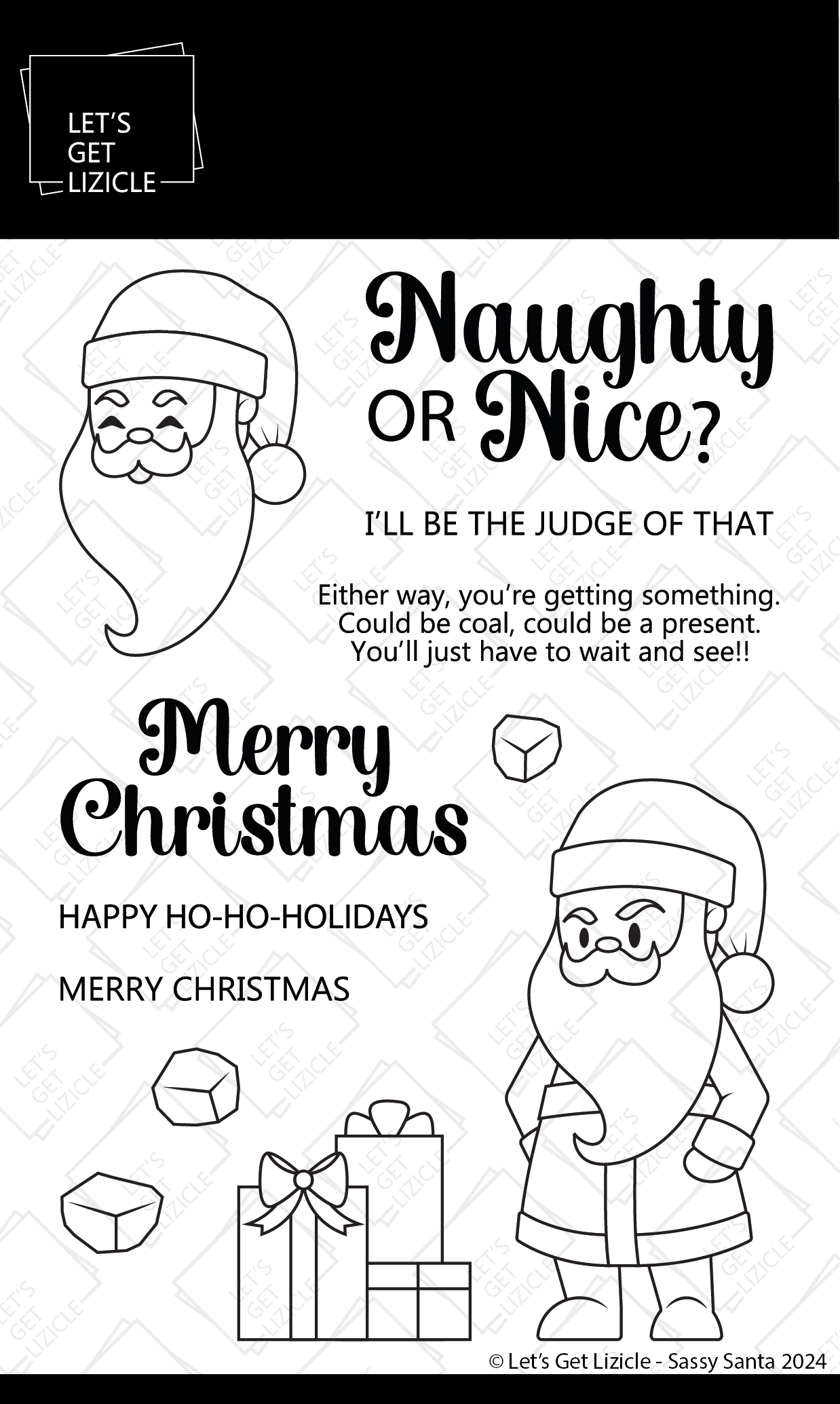 Sassy Santa Stamp Set